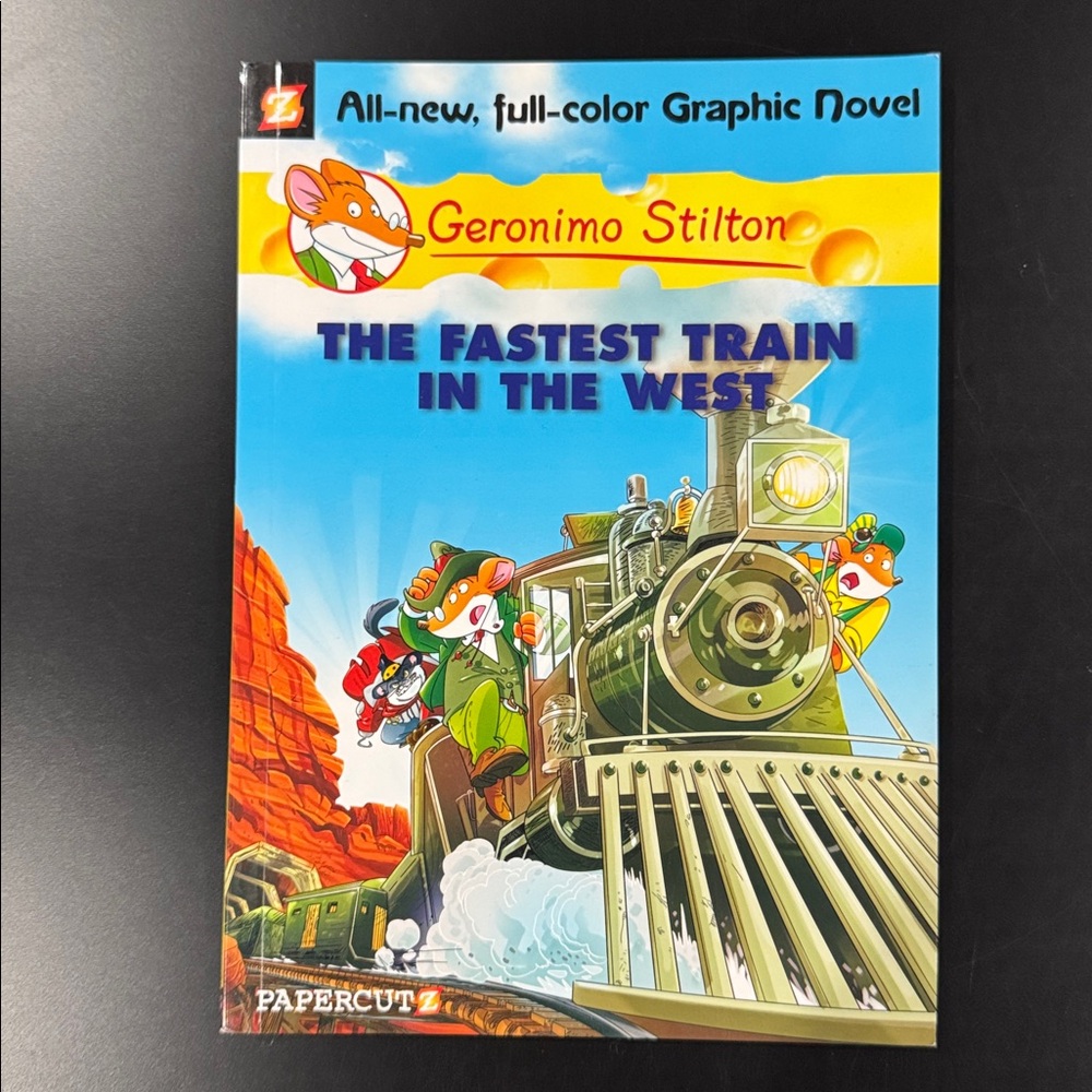 Geronimo Stilton #13: The Fastest Train in the West - Softcover Graphic Novel